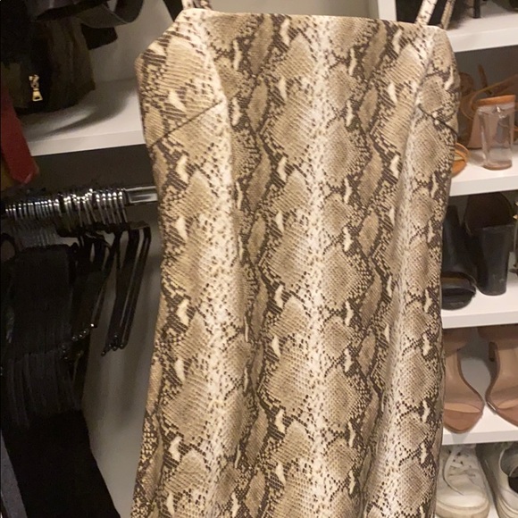 Tiger Mist Snake leather mini dress - Picture 3 of 4